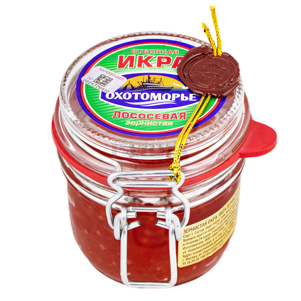 Икра кеты 230 ст/б Охотоморье Отборная